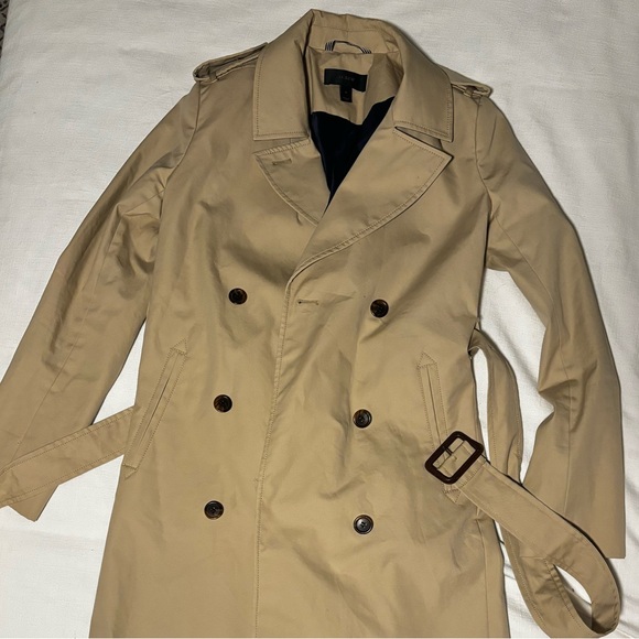 J Crew Classic Trench Coat - Picture 2 of 6